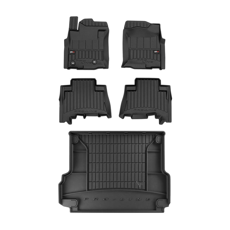 OMAC Fußmatten & Kofferraumwannen für Toyota Land Cruiser J150 2009-2021 Gummi