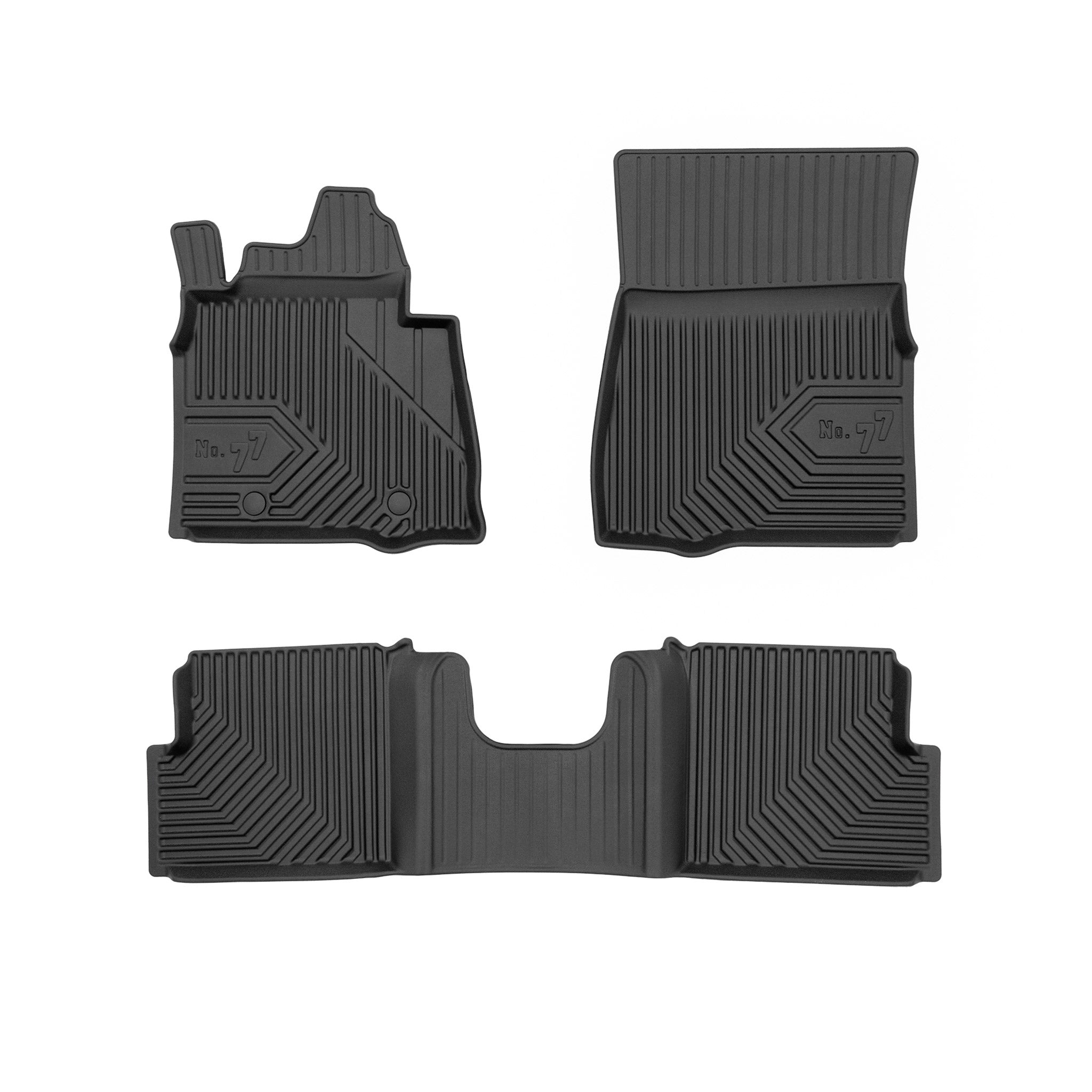Fußmatten für Mercedes-Benz G-Klasse W463 2013-2018 5-Tür FL TPE Schwarz 3 tlg