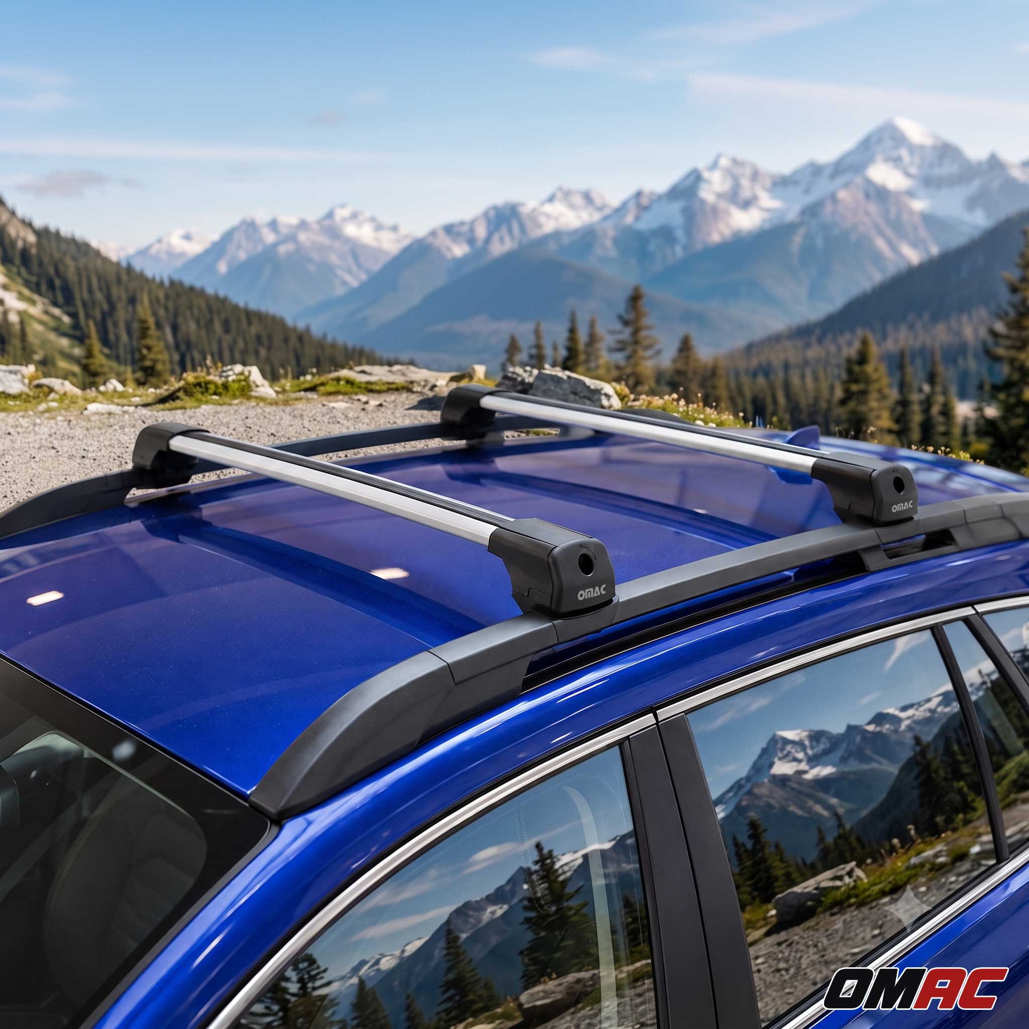 Dachträger Grundträger für Peugeot Expert 2007-2016 Aluminium 75kg Grau 2tlg