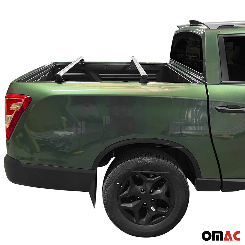 Dachträger Ladeflächenträger Querträger für VW Amarok 2010-2024 Alu Grau 2x