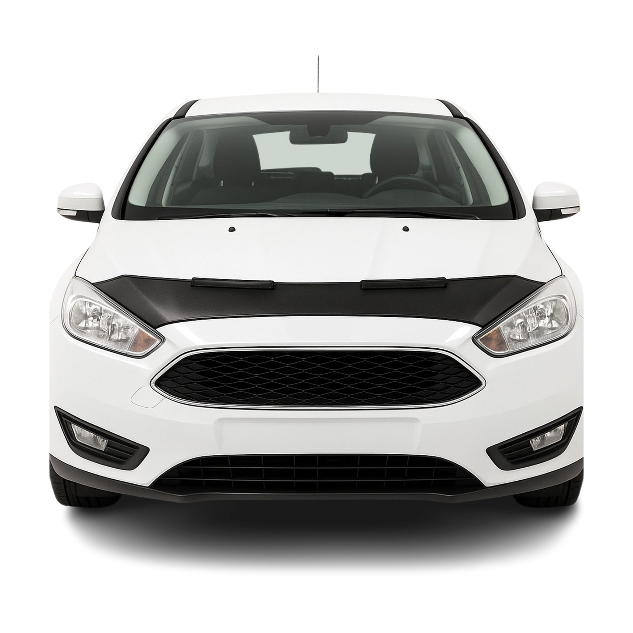 Haubenbra Steinschlagschutz Bonnet Bra für Ford Focus 2016-2018 Schwarz Halb