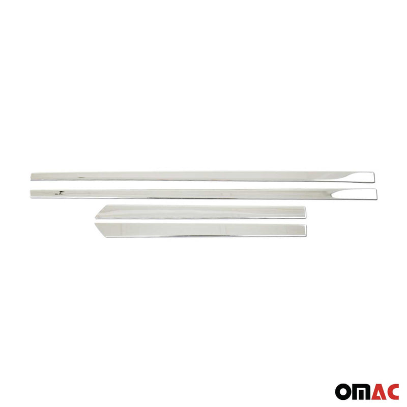 Seitentürleiste Türleisten Türschutzleiste für Opel Corsa F 2019-2025 Chrom 4x