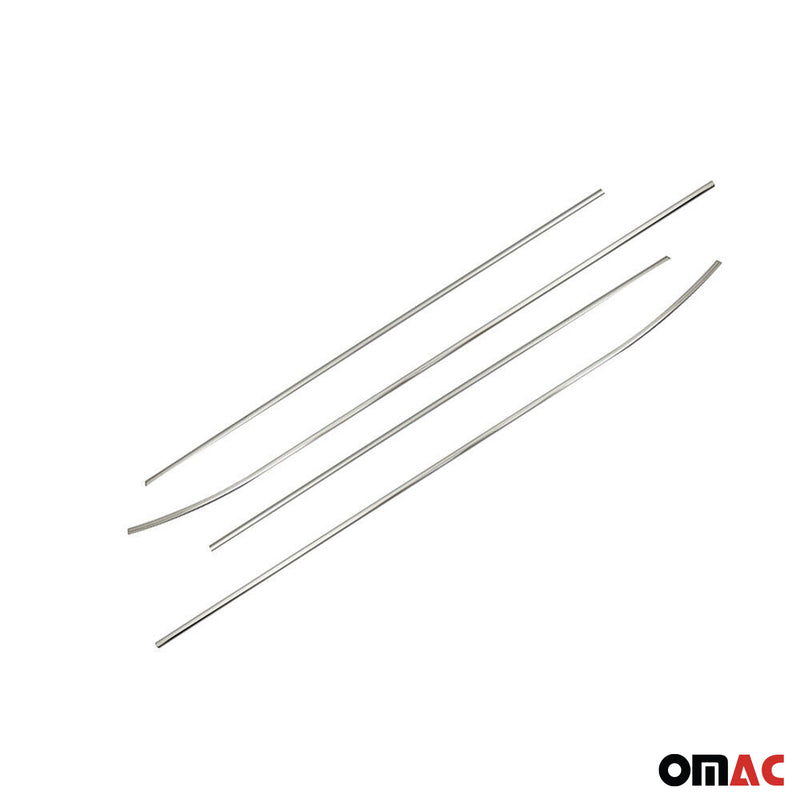 Fensterleisten Zierleisten für Kia Venga 2010-2025 Edelstahl Chrom 4tlg