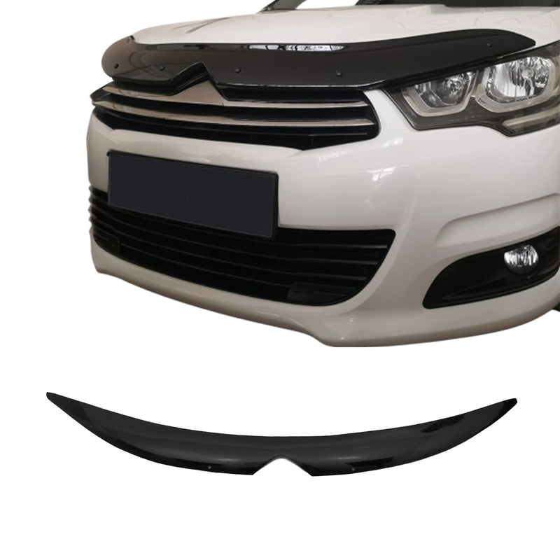 Motorhaube Deflektor Insekten Steinschlagschutz für Citroen C4 2010-2018 Dunkel