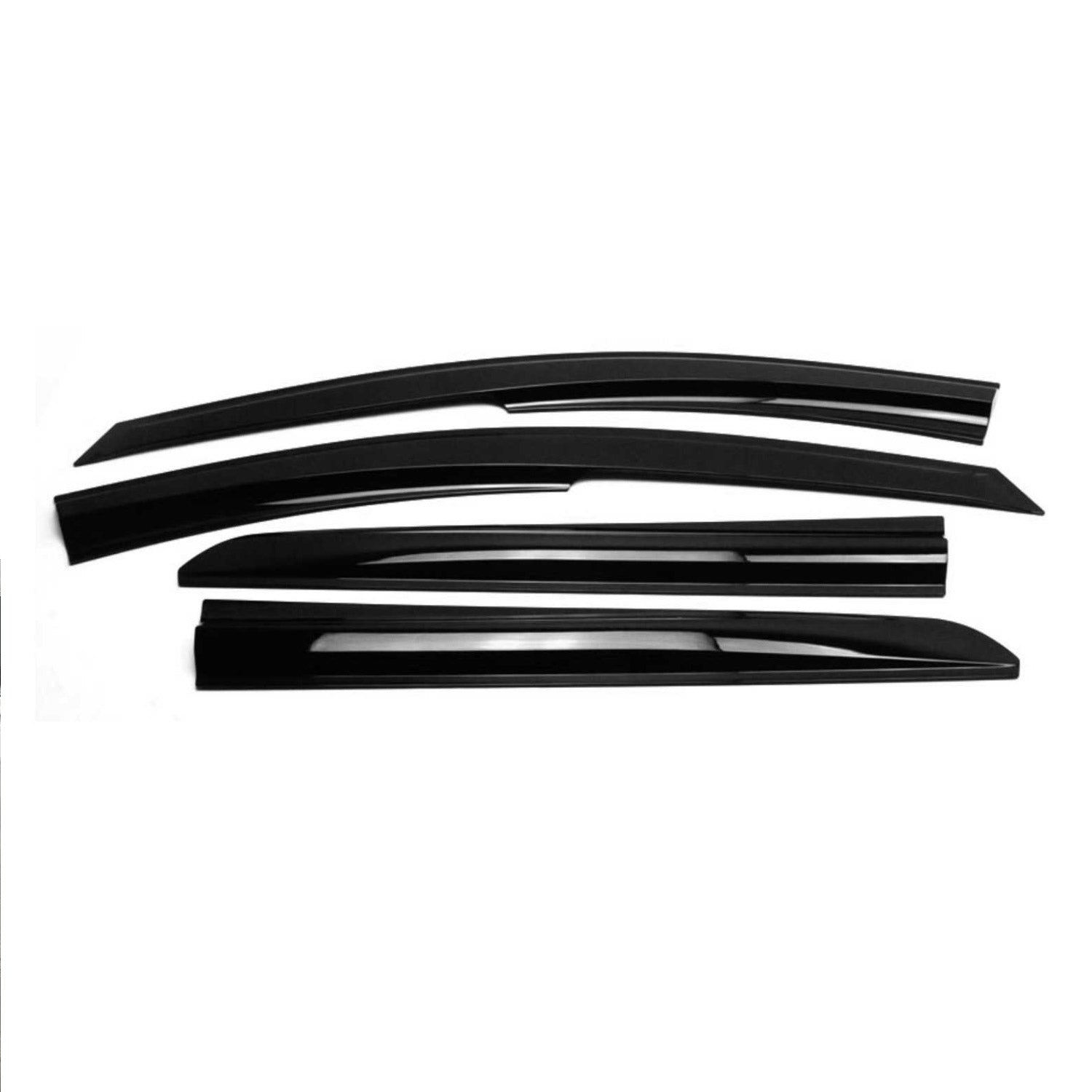 4x Windabweiser Regenabweiser für Hyundai Bayon 2021-2026 Acryl Dunkel