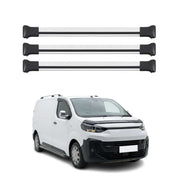 Dachträger Grundtäger für Fiat Scudo 2022-2026 Aluminium Silber 3 tlg
