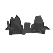Fußmatten Gummimatten für Ford Transit Custom I 2012-23 3Sitze TPE Schwarz 1 tlg