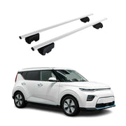 Dachträger Grundträger für Kia Soul EV 2020-2023 Metall Silber ABE 2x