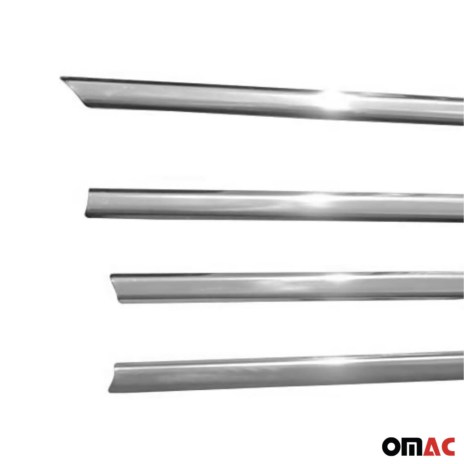 Fensterleisten Zierleisten für Toyota Corolla Stufenheck 2002-2007 Chrom 4tlg