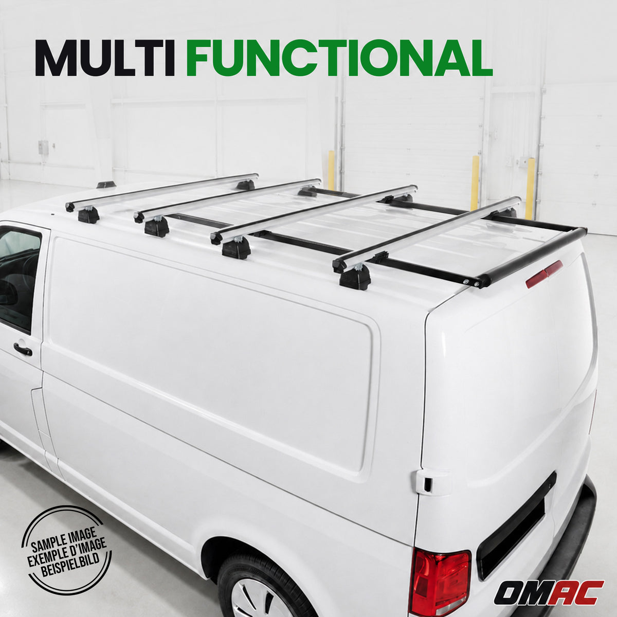 Dachträger für Opel Movano C 2021-2026 H1+H2 4-Träger Aluminium Silber