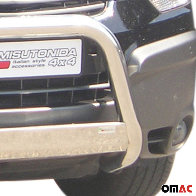 Frontbügel Frontschutzbügel für Opel Antara 2007-2011 ø63mm Stahl Silber Schutz