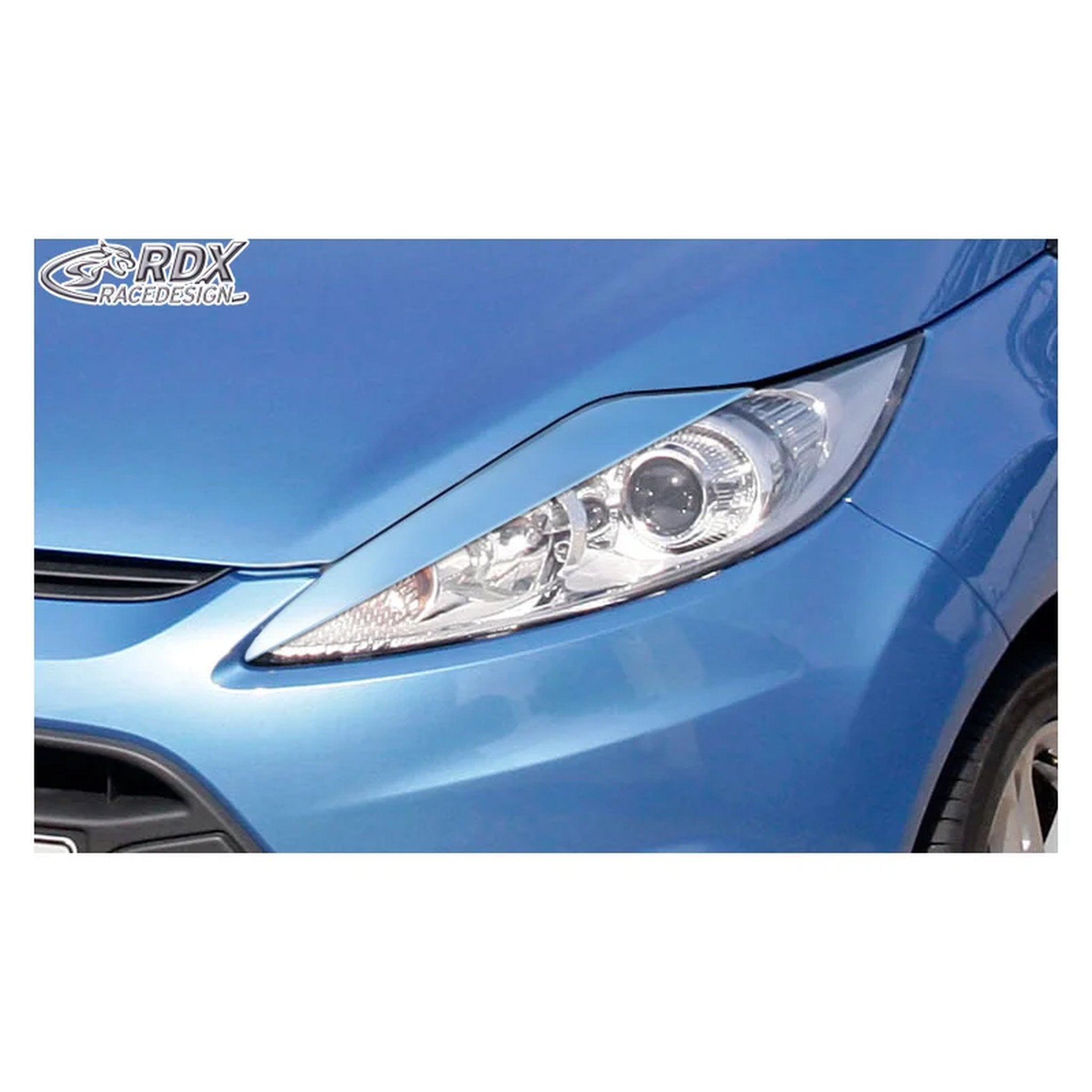 RDX Scheinwerferblenden für Ford Fiesta VII 2008-2012 ABS TÜV