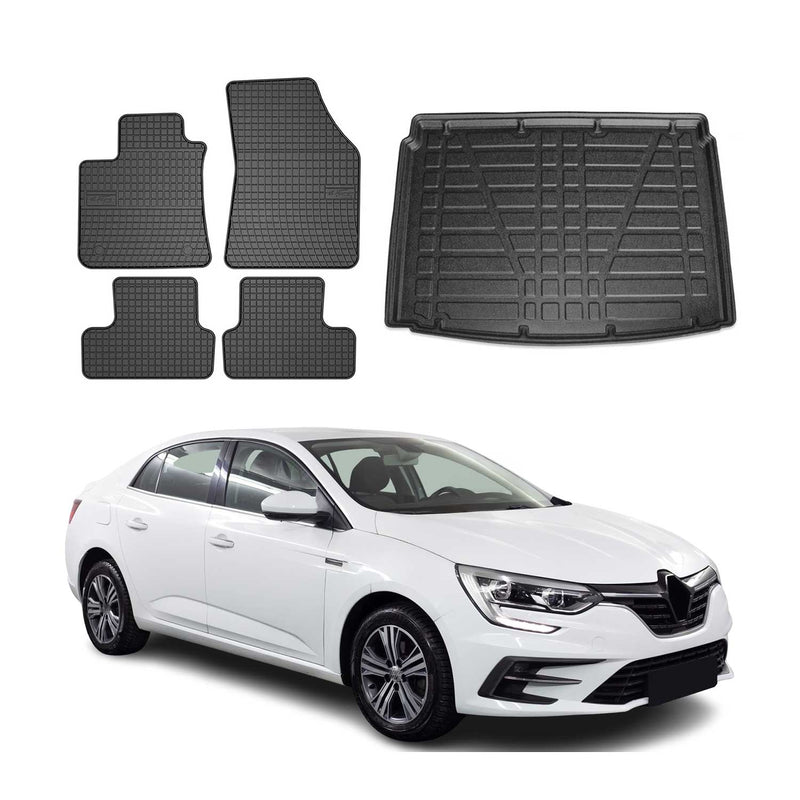 Fußmatten & Kofferraumwanne für Renault Kadjar 2015-2025 Doppelte Erweiterung