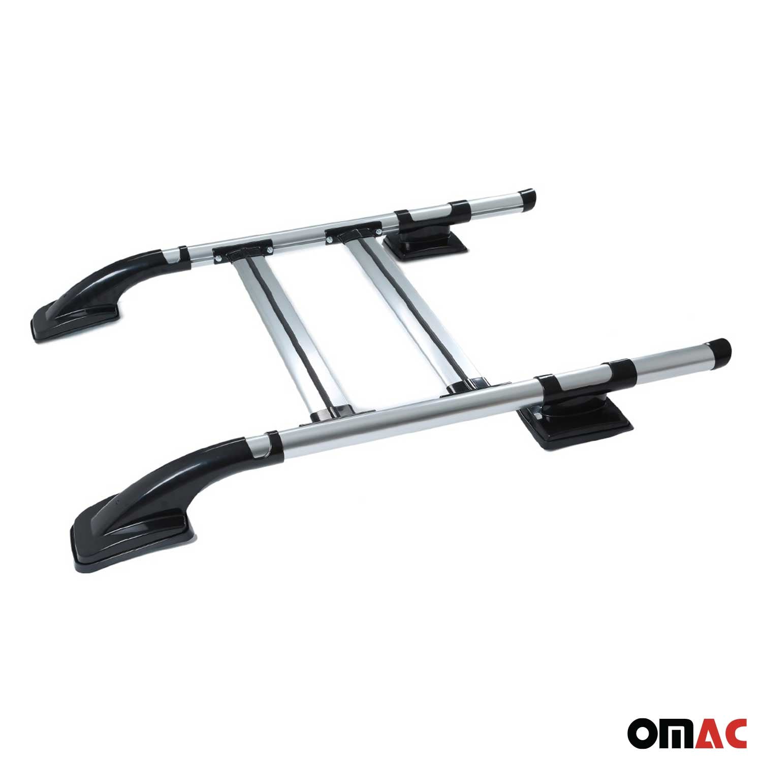 Dachreling & Dachträger Satz für Mazda BT-50 2006-2012 Aluminium Grau 4x