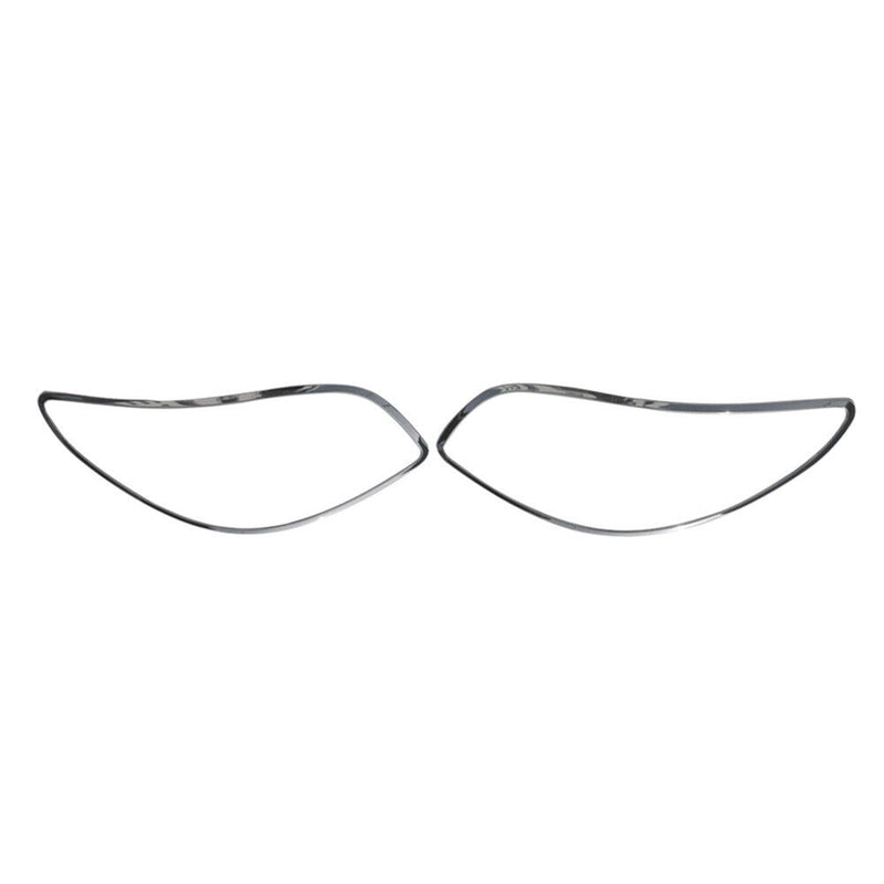 Rücklicht Leisten Heckleuchte für Peugeot 307 2001-2009 Chrom ABS Silber 2tlg