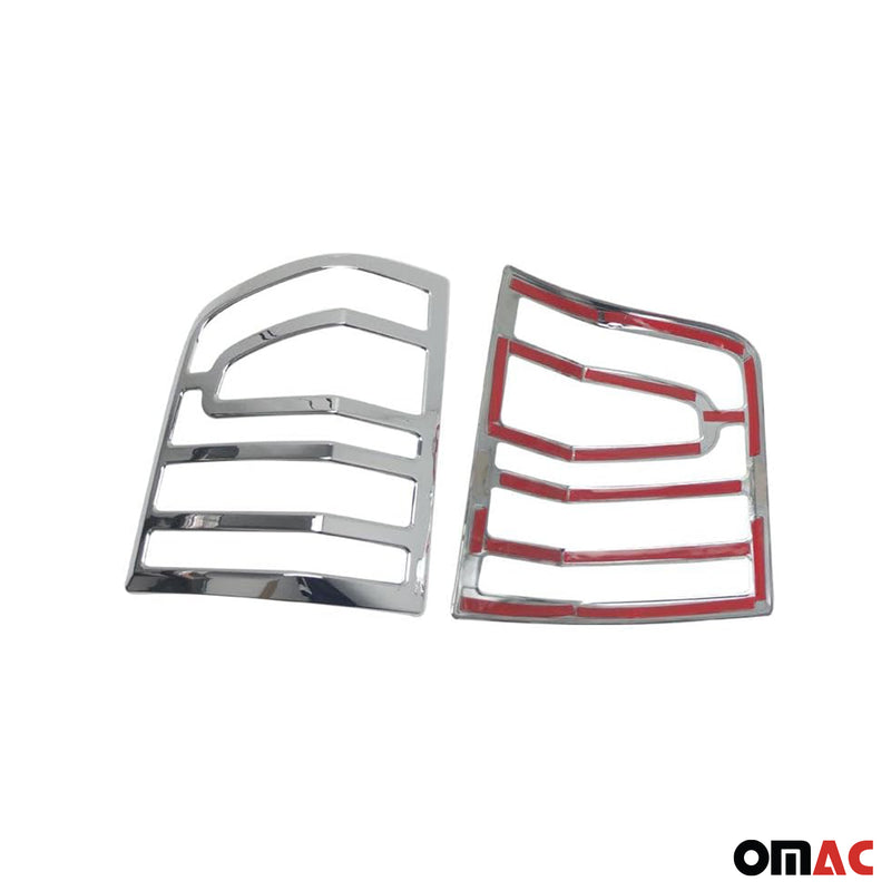 Rücklicht Leisten Heckleuchte für VW Multivan T5 2009-2015 Chrom ABS Silber 2tlg