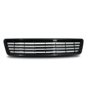 JOM Kühlergrill Kühlergitter für Audi A6 5.1997-6.2001 Schwarz ohne Emblem ABS