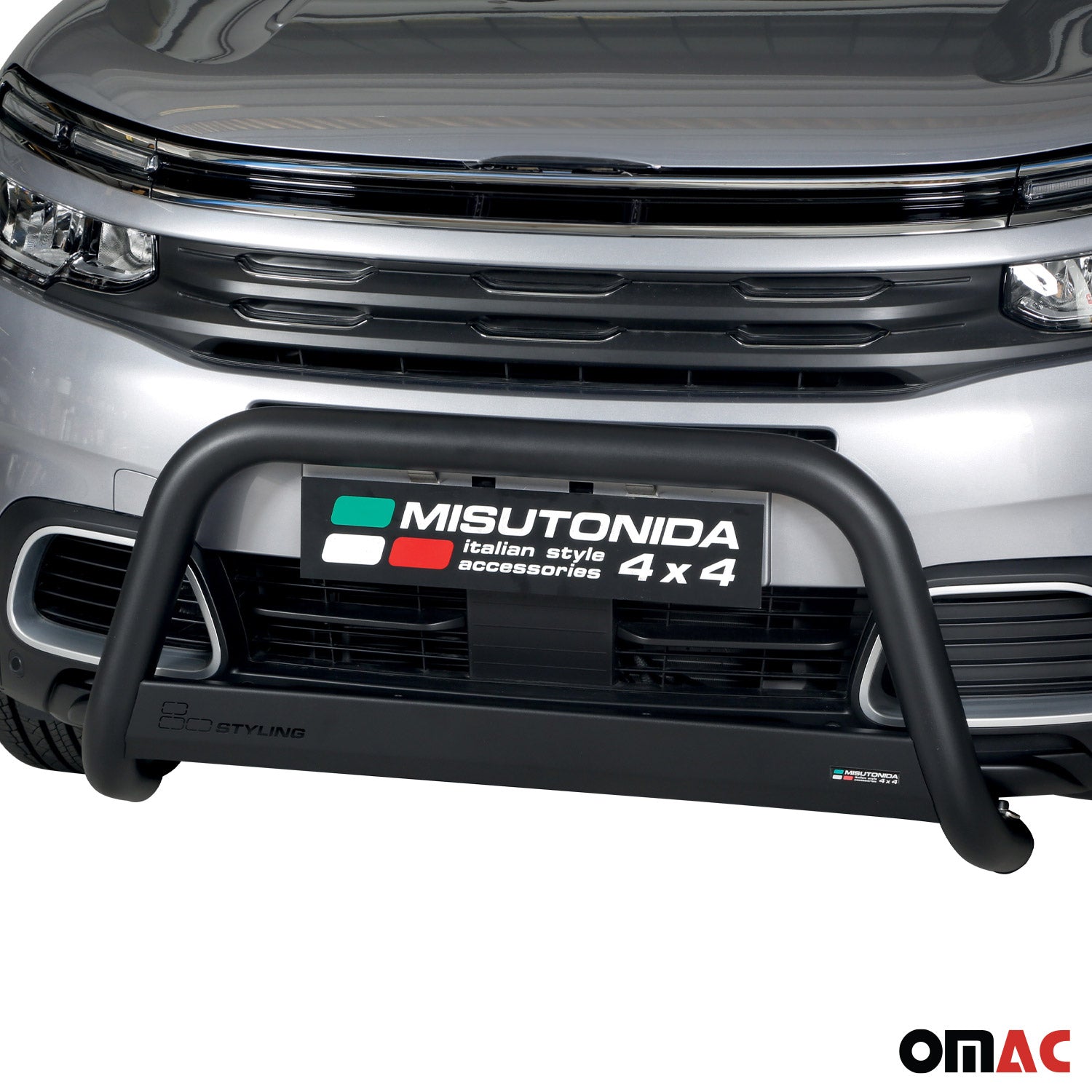 Frontbügel Frontschutzbügel für Citroen C5 Aircross 2018-2022 ø63 Stahl Schwarz