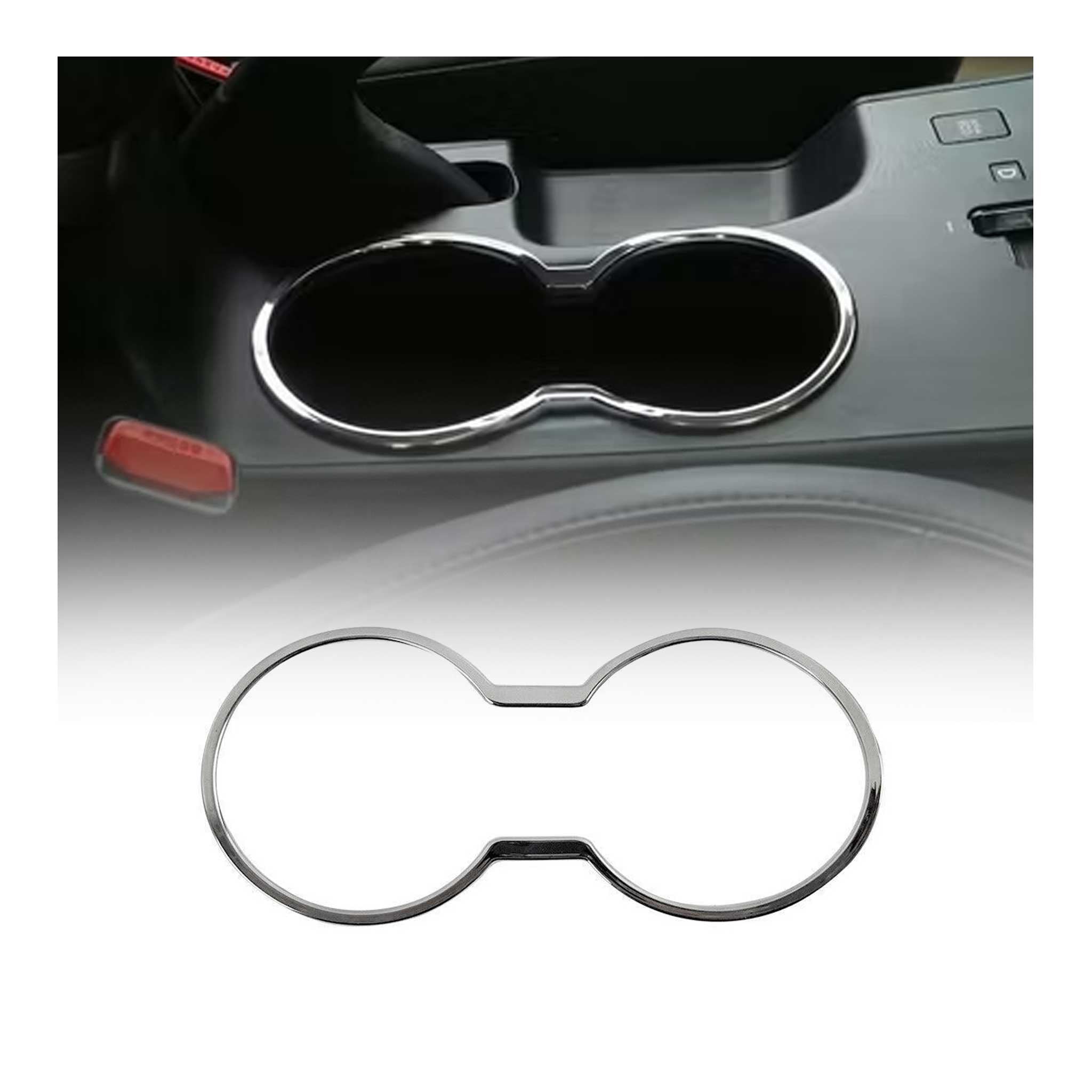 Getränkehalter Becherhalter Rahmen für Hyundai Veloster 2011-2026 Edelstahl 1x