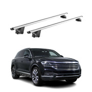 Dachträger Grundtäger für VW Touareg III 2018-2024 Pre-FL Alu Silber 2tlg ABE