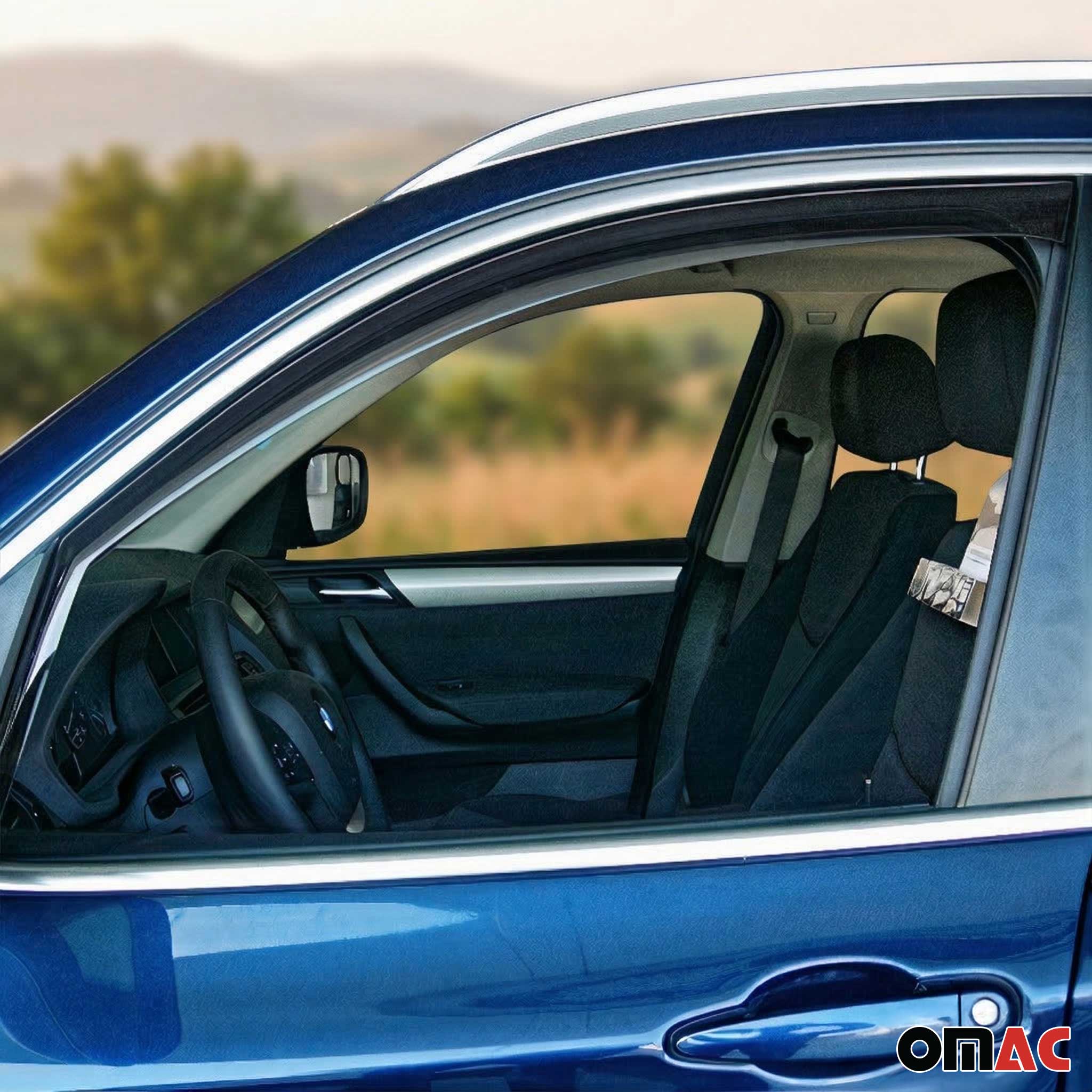 Windabweiser Regenabweiser für BMW X3 F25 2010-2017 Dunkel Acryl 2tlg