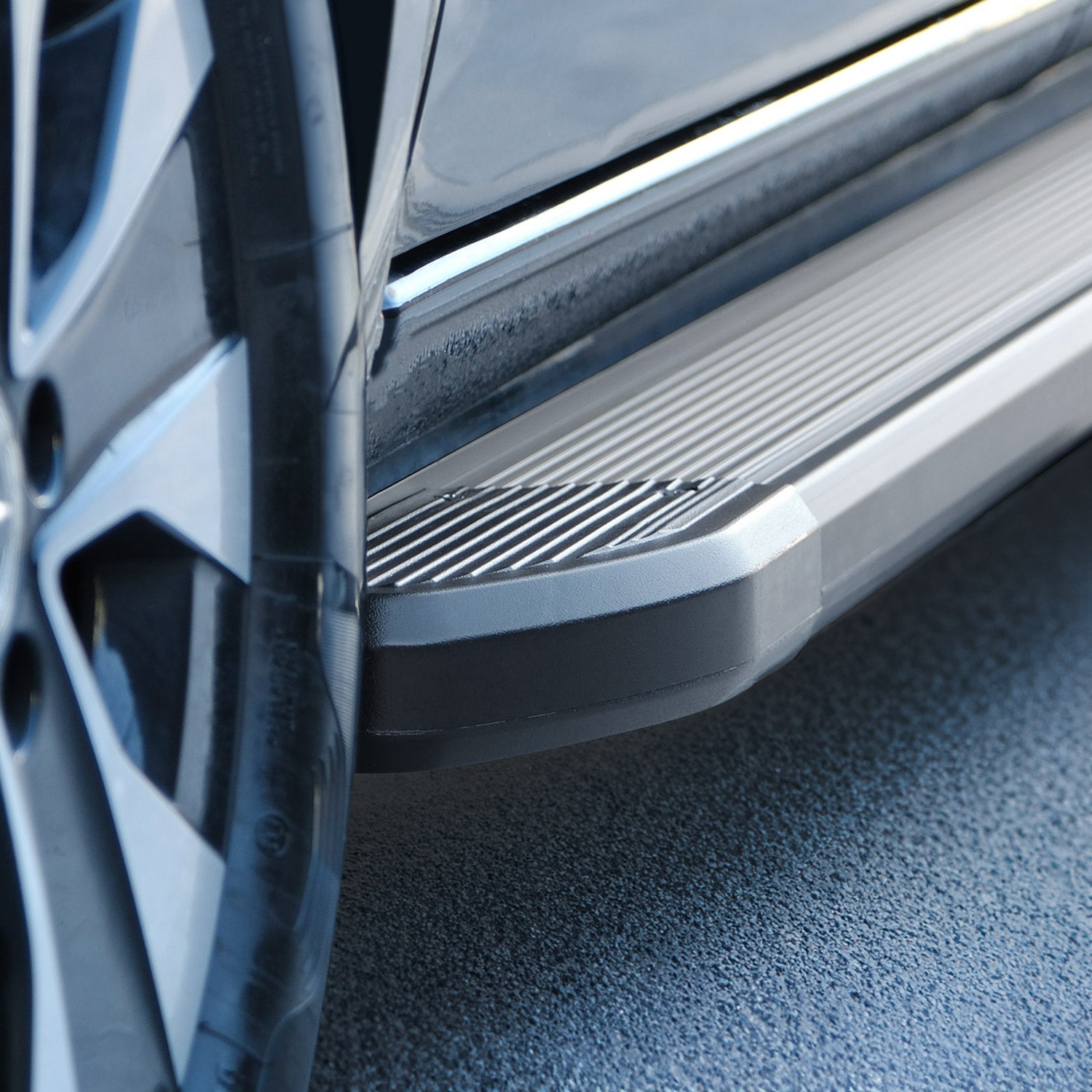 Alu Seitenschweller Trittbretter für Peugeot Partner 1996-08 Pulverbeschichtung
