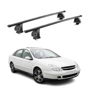 Stahl Dachträger für Citroen C5 I 2001-2008 TÜV Abschließbar 75 kg 2tlg Schwarz