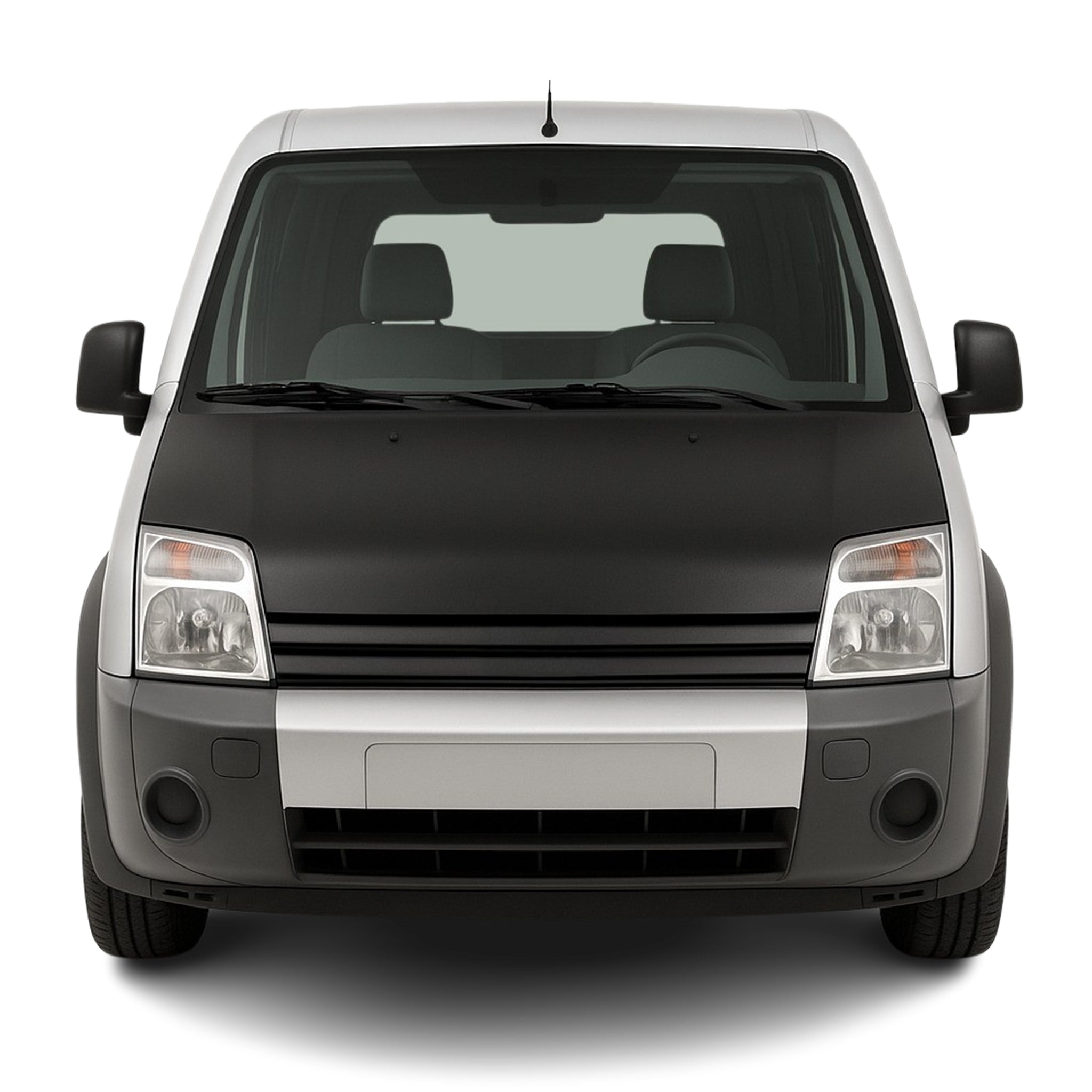 Haubenbra Bonnet Bra Steinschlagschutz für Ford Transit Connect 2002-14 Schwarz