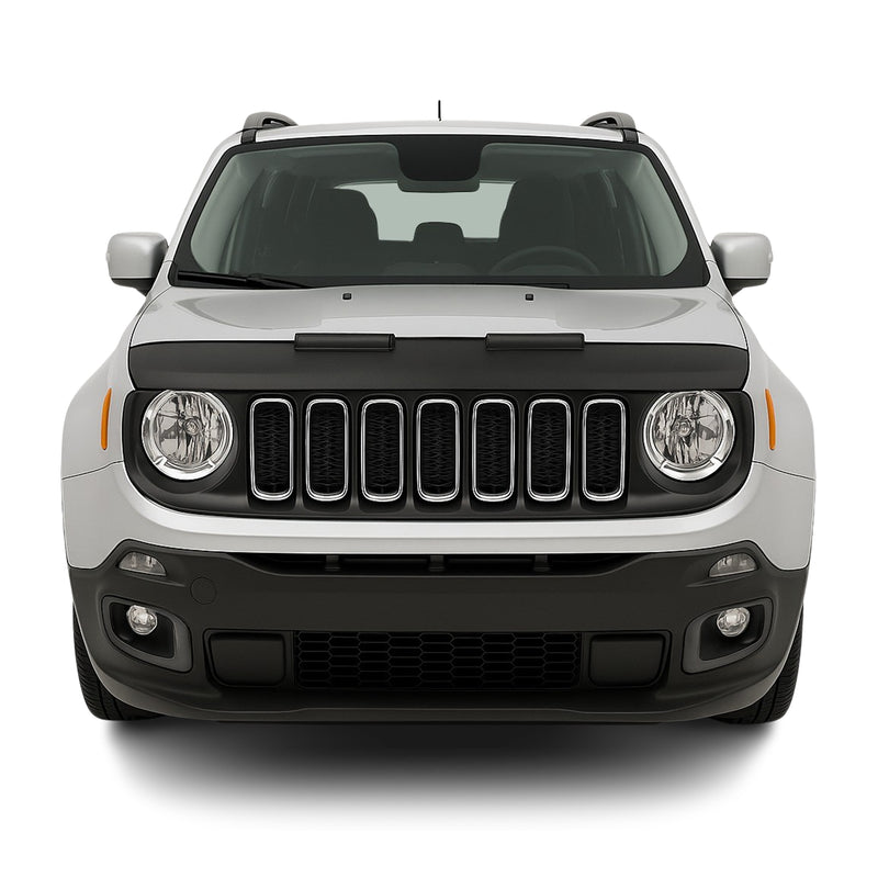 Haubenbra Steinschlagschutz Bonnet Bra für Jeep Renegade 2014-2024 Schwarz Halb