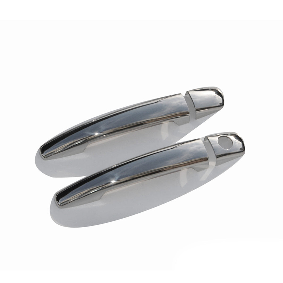 Türgriff Blende Türgriffkappen für Peugeot 207 2006-2015 Edelstahl Silber 4tlg