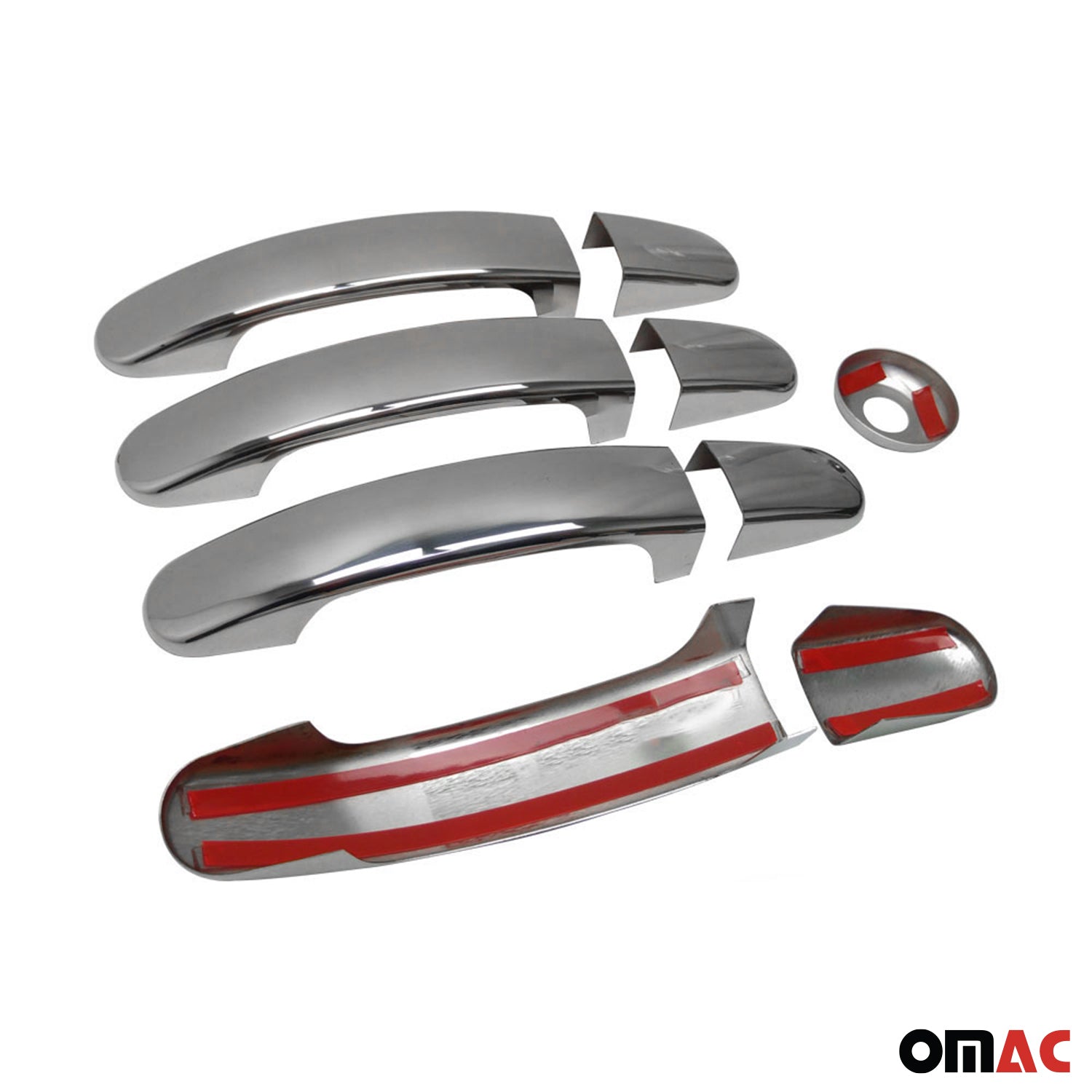 Chrom Türgriff Blende für Ford Tourneo Custom 2012-2024 Edelstahl 8tlg