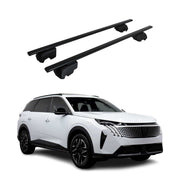 Dachträger Grundträger für Peugeot 5008 III 2024-2026 Metall Schwarz 2tlg