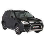 Frontbügel Frontschutzbügel für Subaru Forester IV 2013-2015 ø63mm Stahl Silber