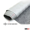 Anti-slip mat rubber mat floor covering checker plate look 500 x 200 cm grey