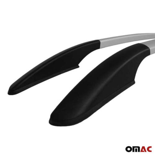 Dachreling Dachgepäckträger für Fiat Doblo 2010-2021 Kurzer L1 Alu Grau