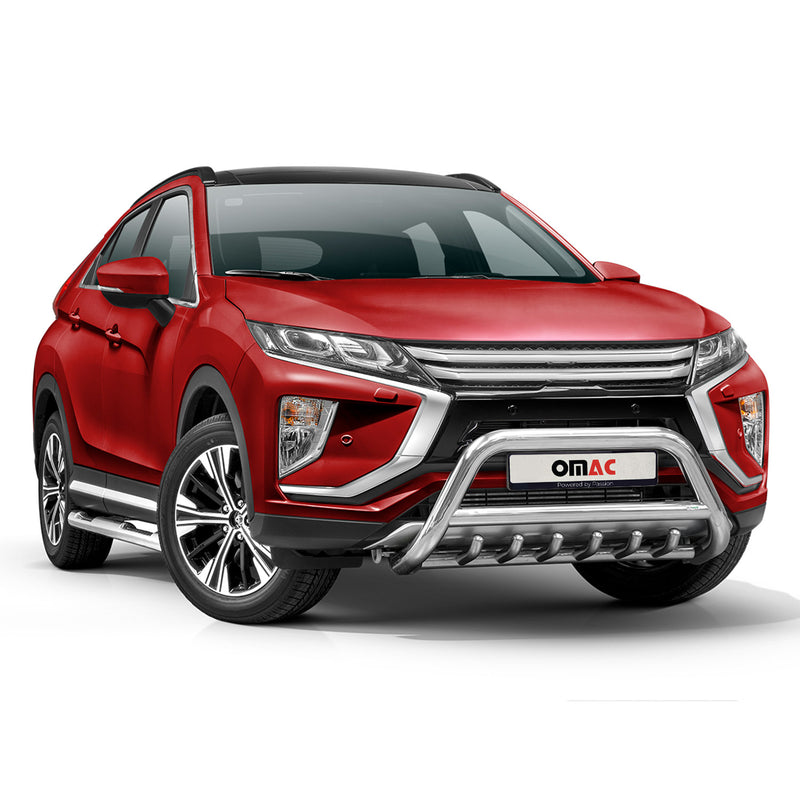 Frontbügel Frontschutzbügel für Mitsubishi Eclipse Cross 2017-2022 Silber ABE