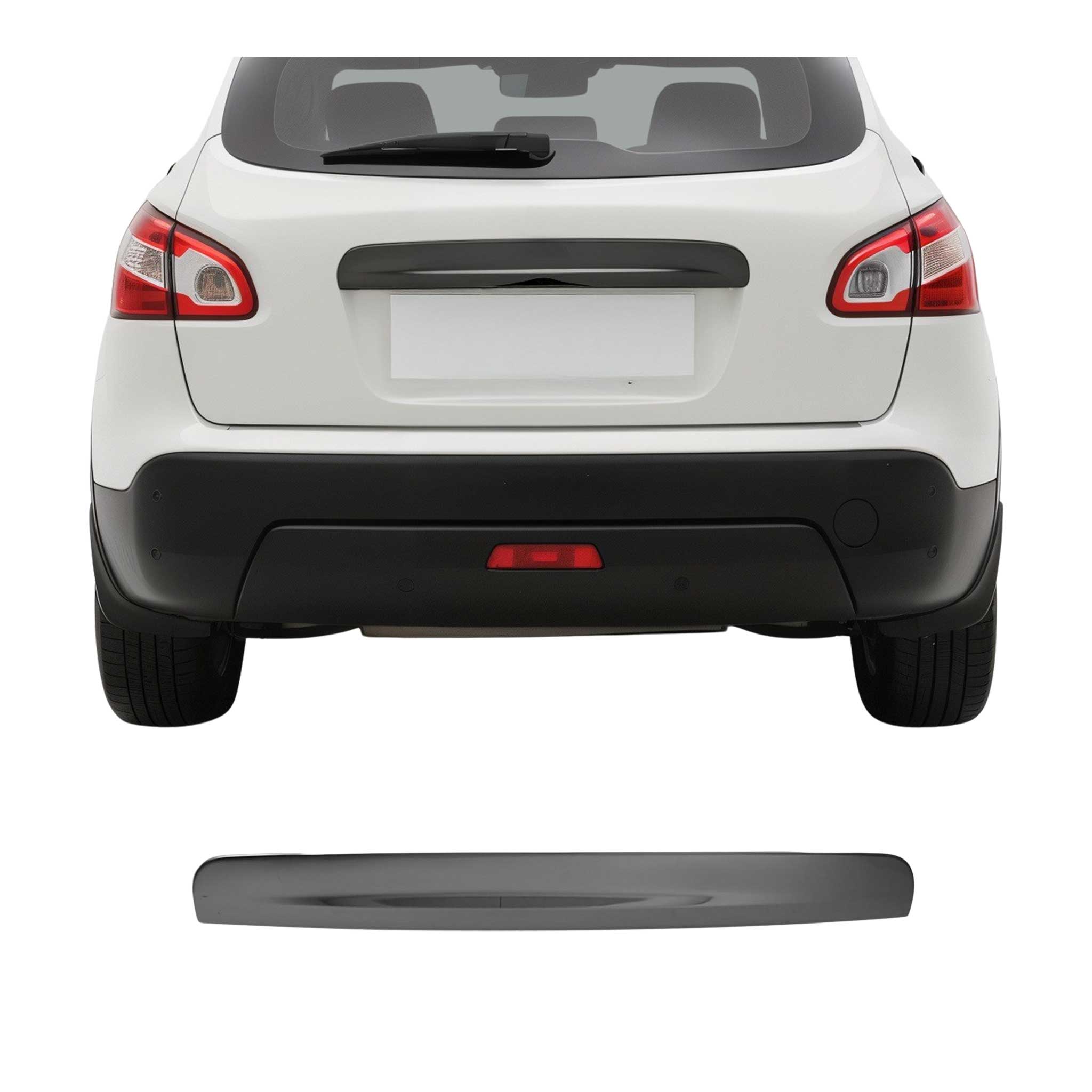 Heckklappe Kofferraumöffner für Nissan Qashqai J10 2006-2014 Edelstahl Dunkel