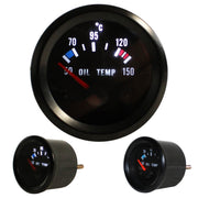 JOM Zusatzinstrument Öltemperatur 50-150°C Schwarz Ø52mm Rally Schwarz