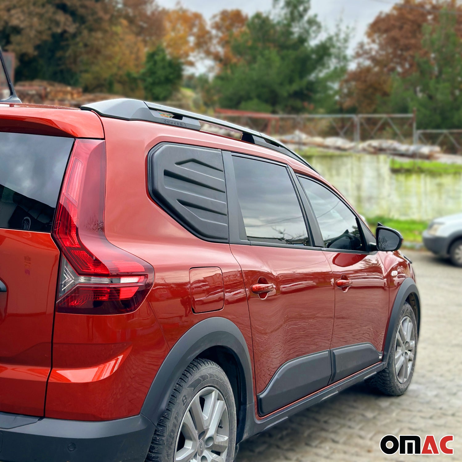 Türschutzleisten Seitenschutz für Dacia Jogger 2022-2026 ABS Schwarz 4tlg