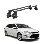 Menabo Dachträger für Ford Mondeo Liftback Turnier 2007-2014 50kg Schwarz 2tlg