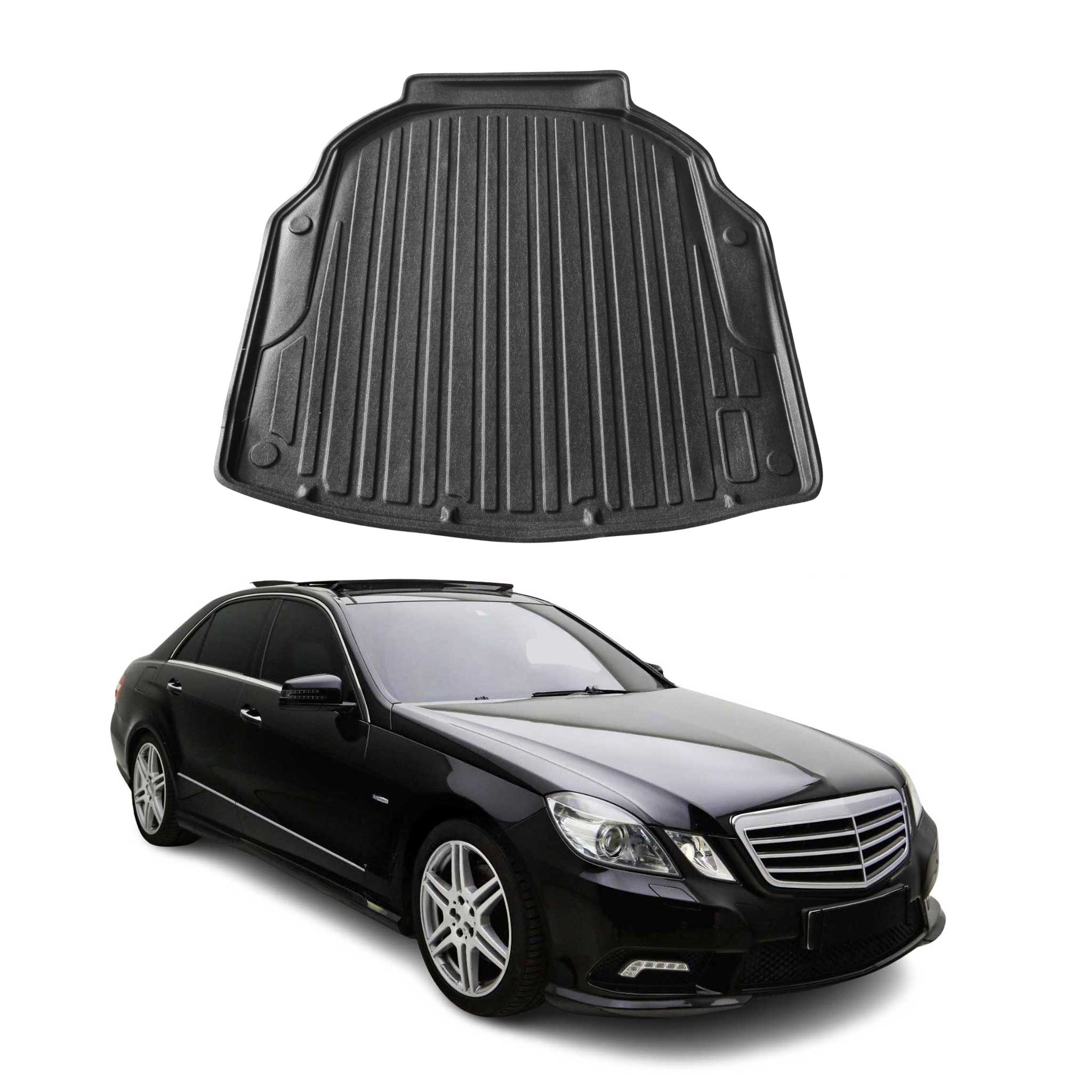 Kofferraumwanne Laderaumwanne für Mercedes E Klasse W212 2010-2015 Gummi TPE