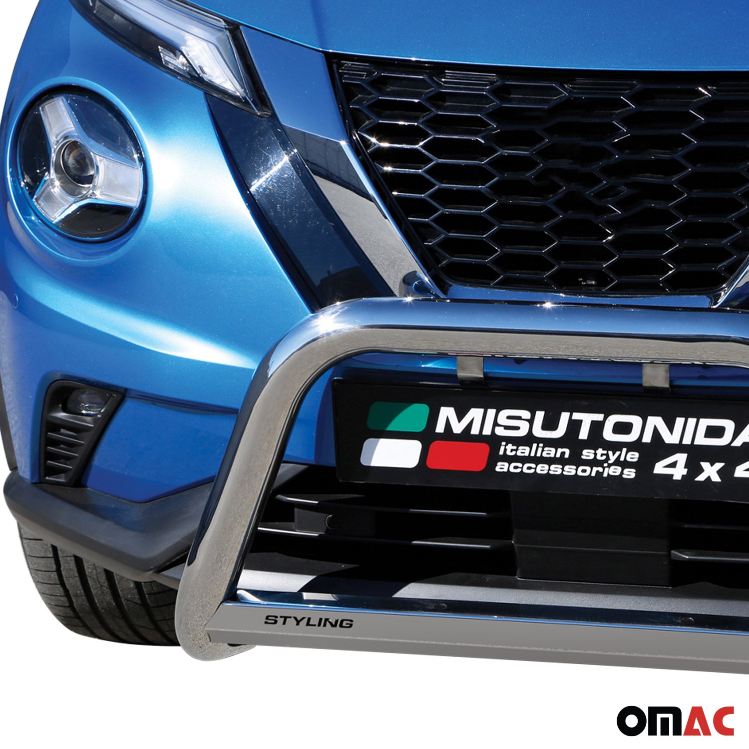 Frontbügel Frontschutzbügel für Nissan Juke 2019-2026 ø63mm Stahl Silber Schutz
