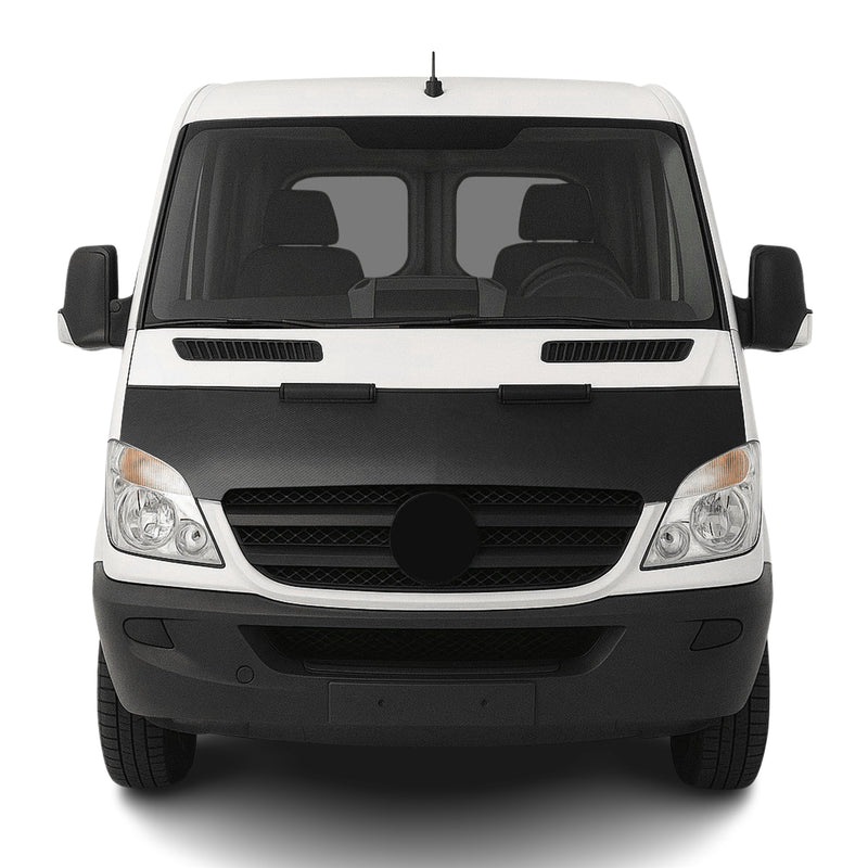 Haubenbra Steinschlagschutz für Mercedes Sprinter W906 2006-2013 Carbon Halb