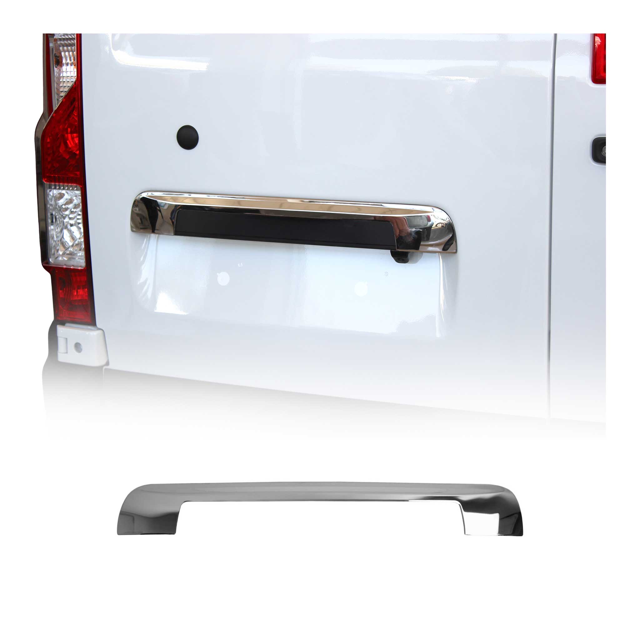 Heckklappe Kofferraumöffner Griff für Opel Movano 2010-2021 Edelstahl Chrom