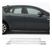 Fensterleisten Zierleisten für Opel Astra J 2009-2015 Edelstahl Chrom 4tlg