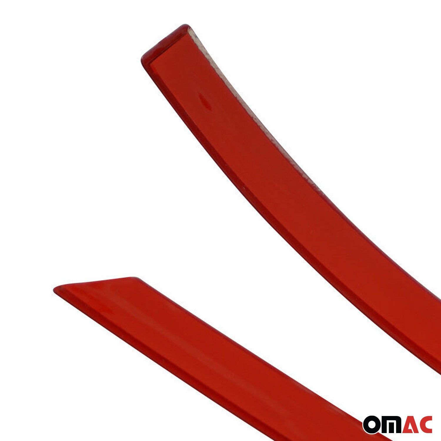 Spiegelkappen Leiste für VW Amarok 2010-2021 Edelstahl Rot 2tlg