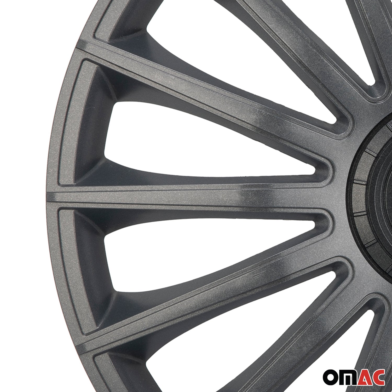 Radkappen Radzierblenden Sparco Treviso 16" Zoll Auto Abdeckung Set Grau 4x