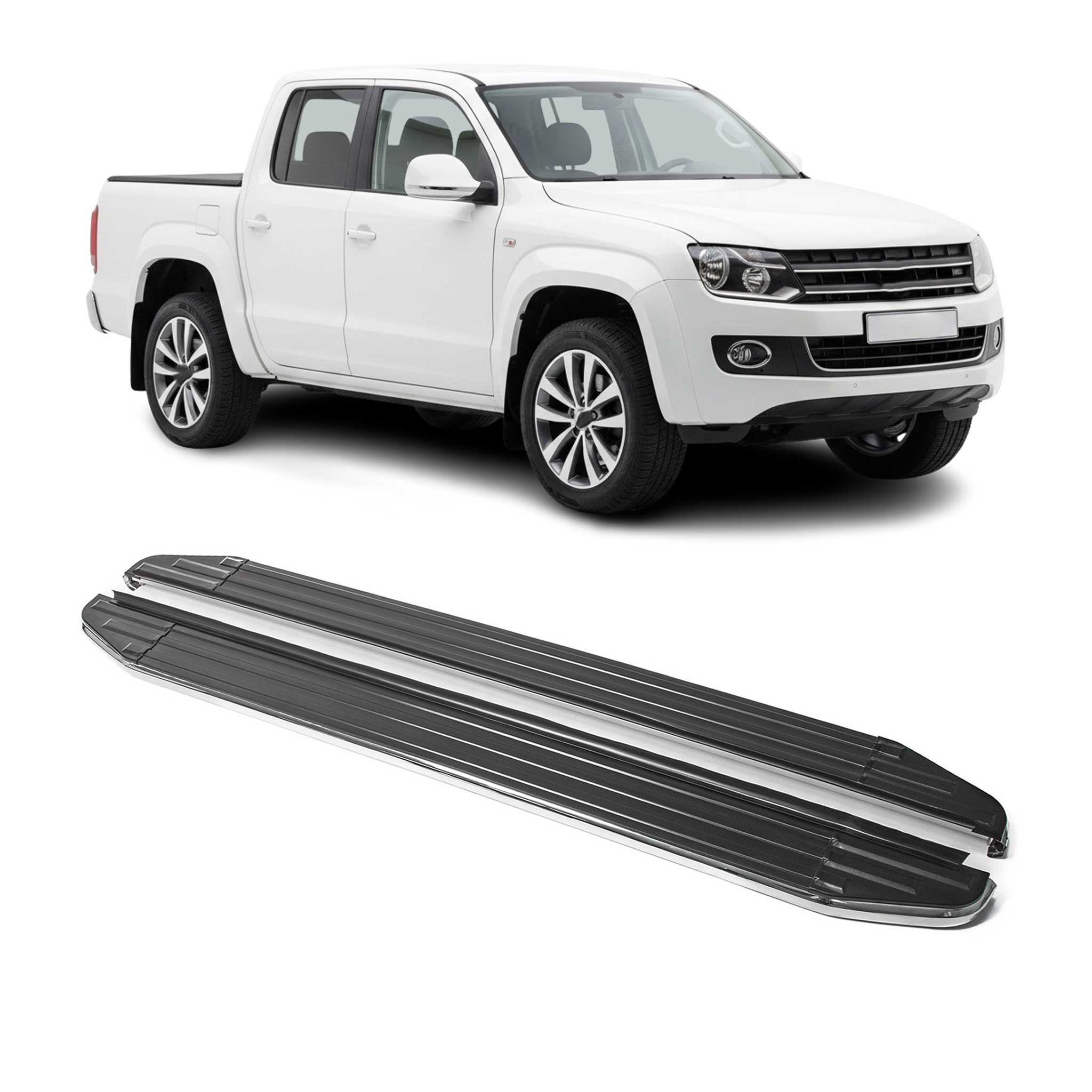 Trittbretter Seitenschweller für VW Amarok 2010-2016 ABE Alu