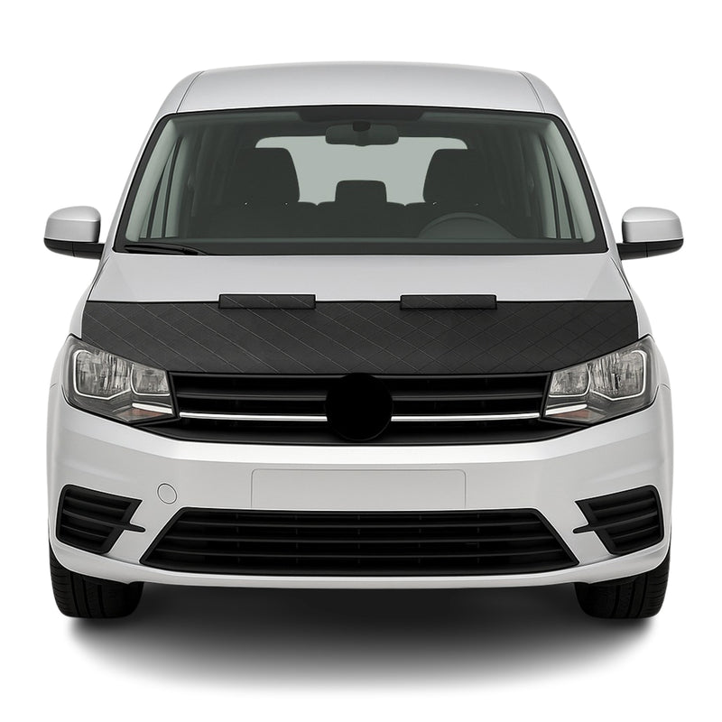 Schwarz Halb Haubenbra Steinschlagschutz Bonnet Bra für VW Caddy 2015-2020