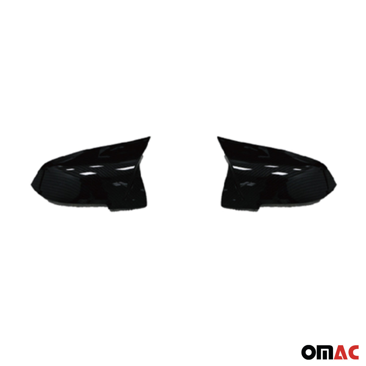 Spiegelkappen Spiegelabdeckung Für BMW F30 M3 2013-2019 ABS Schwarz Glanz 2tlg